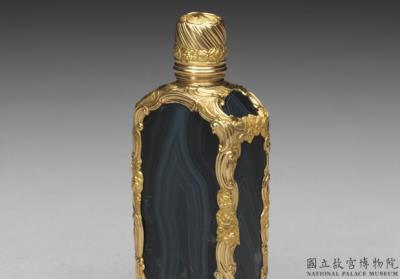 图片[2]-Glass gold-decorated bottle, mid-18th century, England-China Archive